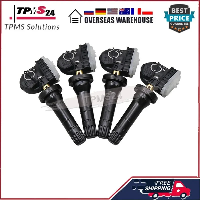4PCS Tire Pressure Monitor Sensor TPMS For Opel Adam Ampera Antara Astra J Corsa D Insignia Meriva B Mokka Zafira C | 433MHz Pre-Programmed