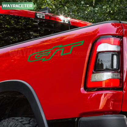 GT Rear Trunk Side Body Graphic Decal for Dodge RAM 1500 (2021–2024) | 2-Piece Vinyl Sticker