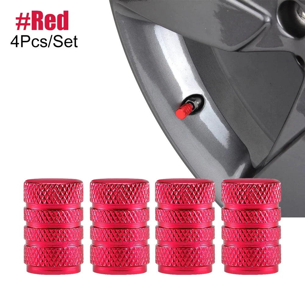 Aluminum Tire Valve Caps | Dustproof Universal Stem Covers