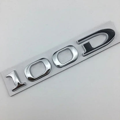 Rear Boot Trunk Tailgate Emblem Badge for Tesla Model 3 / S / X / Y | 75D 85D 90D 100D Sticker