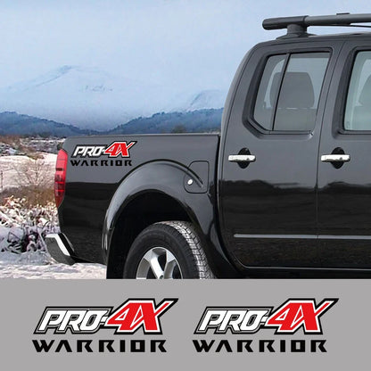 Pro-4X Rear Bed Side Decal for Nissan Navara Warrior / SL / ST | Vinyl Truck Graphic Sticker