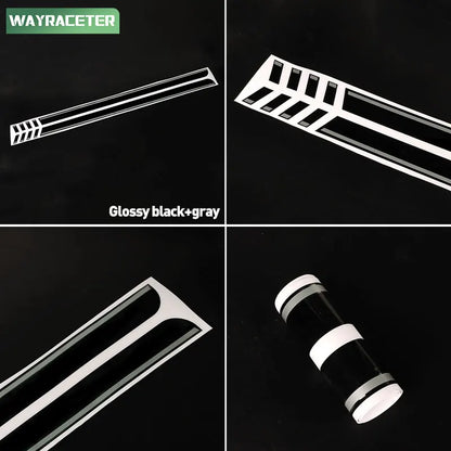 First Edition Door Side Skirt Stripe Decal for Ford Bronco | 2-Piece Vinyl Sticker Kit