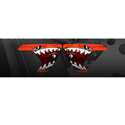 Shark Soldier Hood, Side & Fender Vent Decal | Precut Vinyl Wrap Graphic Kit