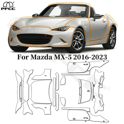 Precut PPF for Mazda MX-5 Miata (2016–2023) | 9-Mil TPU Paint Protection Film Clear Bra