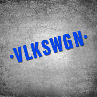 VLKSWGN Front Windshield & Rear Window Decal for VW Golf MK6 / MK7 / R / GTI | Vinyl Sticker