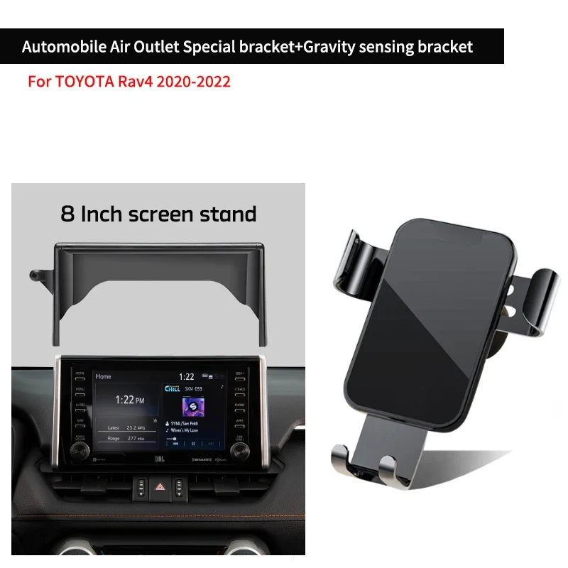 Wireless Charging Car Phone Holder for Toyota RAV4 8-in Screen