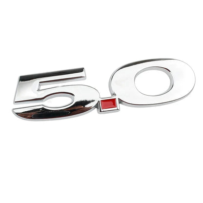 3D Metal 5.0 Logo Emblem for Ford Mustang GT / GT50 (2015-2021) | Badge Sticker