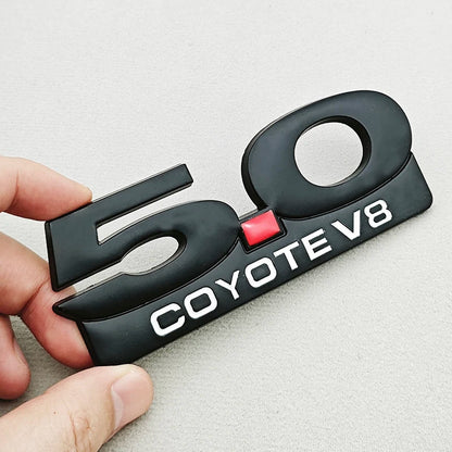 3D Metal GT350 / Shelby / 5.0 Fender & Trunk Badge | Ford Mustang Emblem Sticker