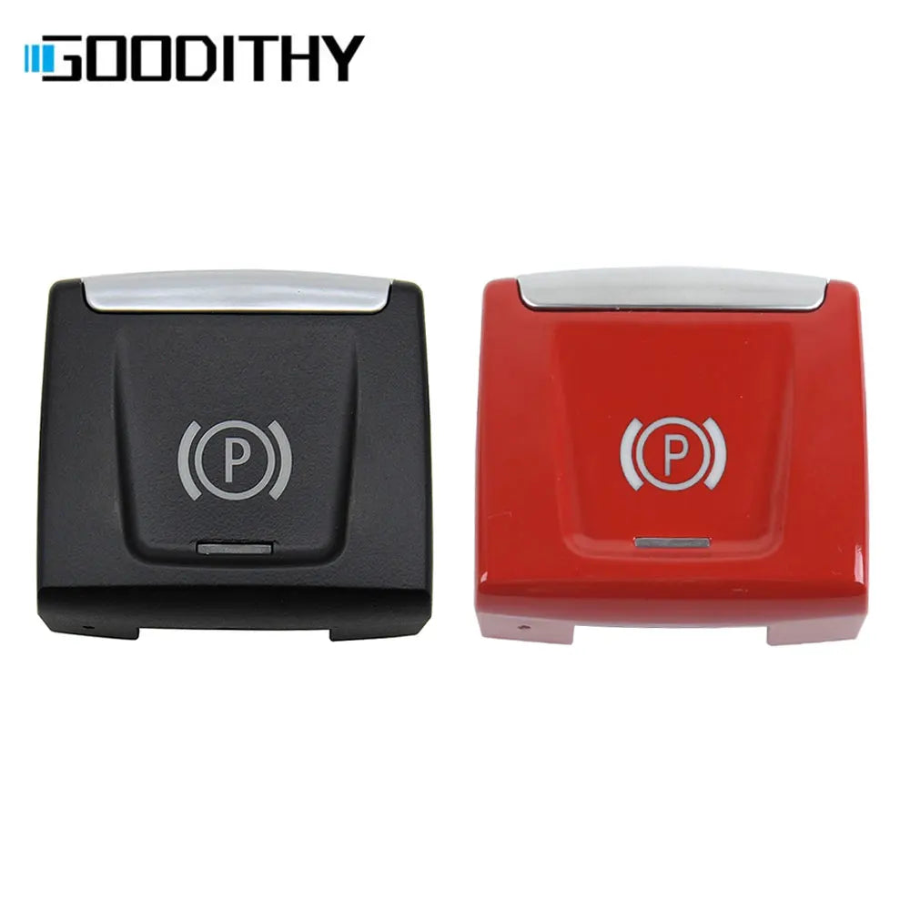 Black Red Electronic Handbrake Parking Brake Switch Control Button Key Replacement For BMW X1 F48 F49 X2 F39 2 Series F45 F46