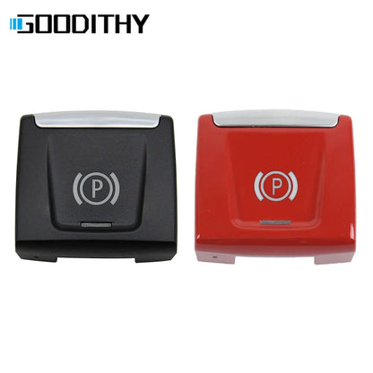 Black Red Electronic Handbrake Parking Brake Switch Control Button Key Replacement For BMW X1 F48 F49 X2 F39 2 Series F45 F46