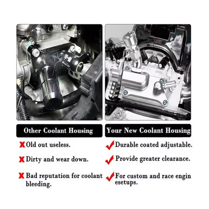 GEN PERFORMANCE K-Series Upper Coolant Housing with Straight Elbow Filler Neck Hose
