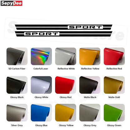 Racing Sport Door Side Skirt Decal for Ford Bronco Sport (2021+) | KK Vinyl Body Sticker