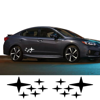 Creative Star Door Side Decal for Subaru Impreza / WRX / STI GDB | 2-Piece Vinyl Sticker