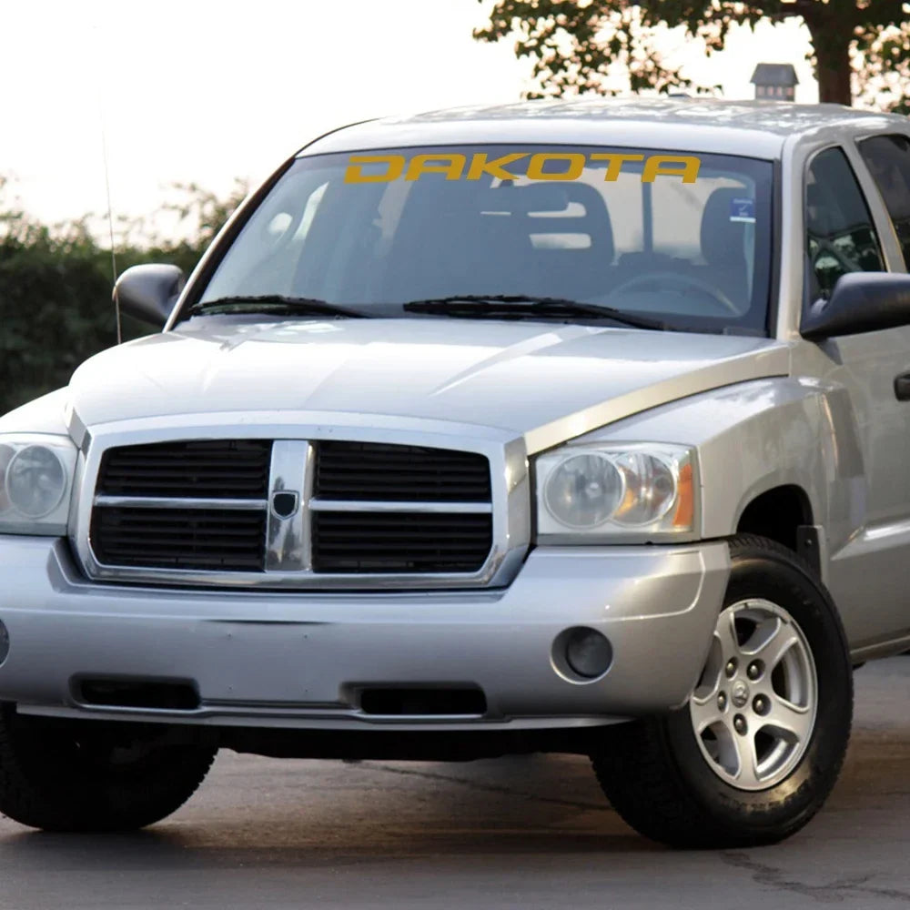 Front Windshield Decal for Dodge Dakota SLT / SXT / 5.9 / R/T | Vinyl Truck Window Sticker