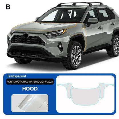 Precut PPF for Toyota RAV4 Hybrid XA50 (2019–2025) | 9-Mil TPU Paint Protection Film