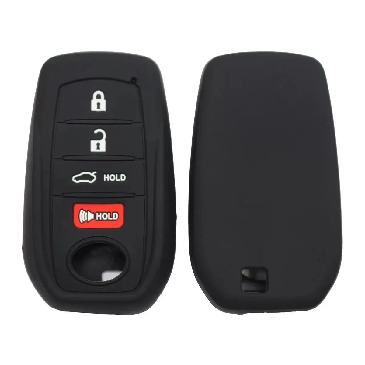 Silicone Key Fob Cover for Toyota Rav4 Corolla Camry Highlander Prius