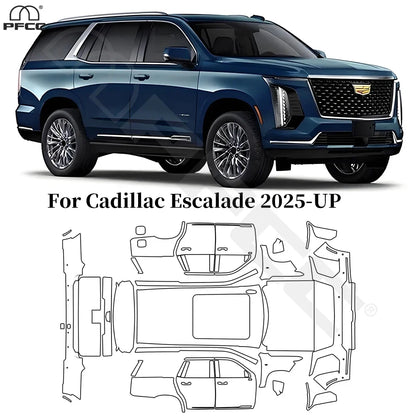Precut PPF for Cadillac Escalade (2025+) | TPU Paint Protection Film Clear Bra
