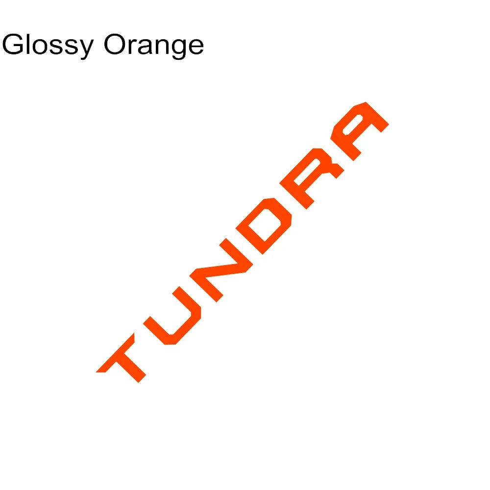 Tailgate Insert & Indent Letter Decal for Toyota Tundra (2014–2019) | Vinyl Pickup Sticker