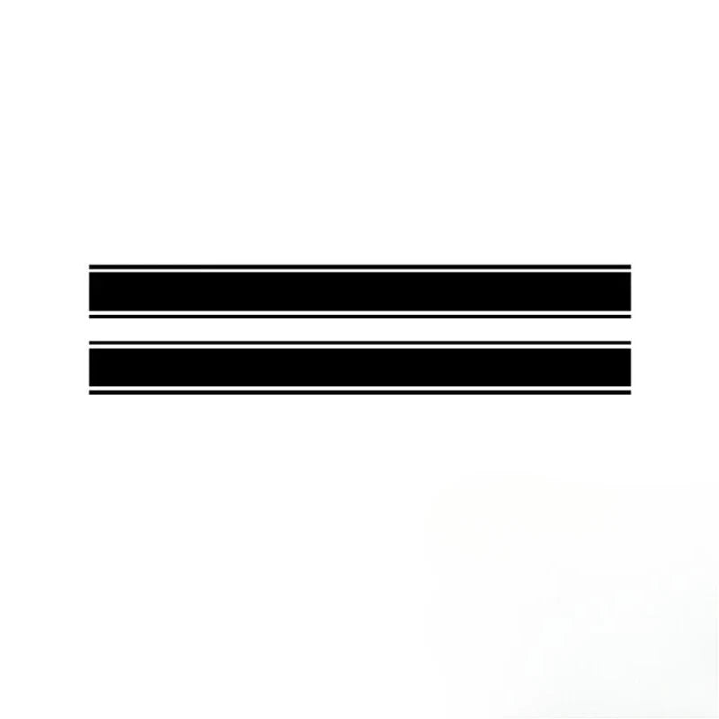 Sport Stripe Hood Bonnet Decal for Mini Cooper (R50–R61, F54–F60) | 2-Piece Engine Cover Vinyl Sticker