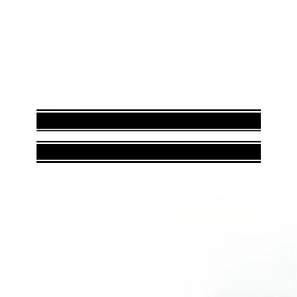 Sport Stripe Hood Bonnet Decal for Mini Cooper (R50–R61, F54–F60) | 2-Piece Engine Cover Vinyl Sticker