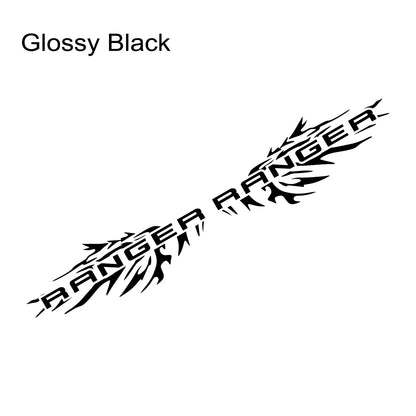 Splash Bed Side Decal for Ford Ranger Raptor XL / XLT / Lariat | 2-Piece Matte Vinyl Truck Graphic