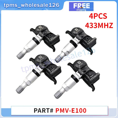 4PCS TPMS Sensor PMV-E100 for Toyota Avalon Camry 4Runner Corolla 433MHZ