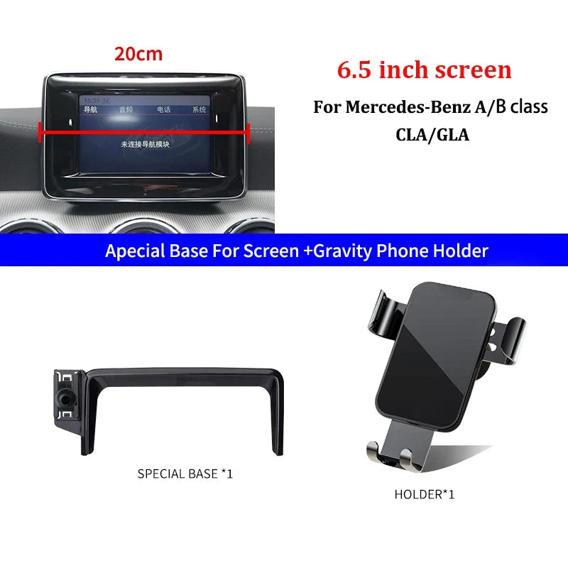 Mercedes-Benz Phone Holder for A B Class W242 W246 GLA CLA 2013-2019 Wireless Charger
