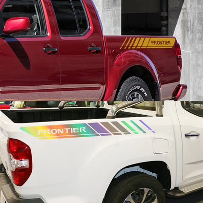 Rear Trunk Side Decal for Nissan Frontier NP300 | 2-Piece Pickup Vinyl Graphic