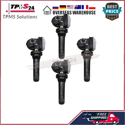 4PCS Tire Pressure Monitor Sensor TPMS For Opel Adam Ampera Antara Astra J Corsa D Insignia Meriva B Mokka Zafira C | 433MHz Pre-Programmed