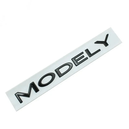 Original 3D ABS Letter Logo Emblem for Tesla Model 3 / Model Y | Rear Tailgate Trunk Badge