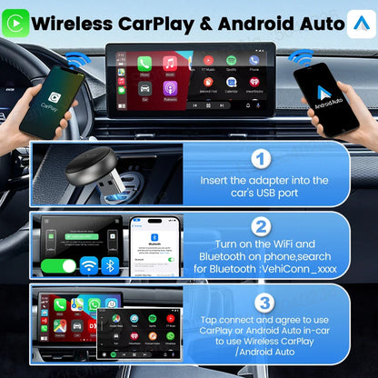 Carlinkit Mini Ultra Wireless CarPlay Adapter | 5.0 WiFi Bluetooth for OEM Cars
