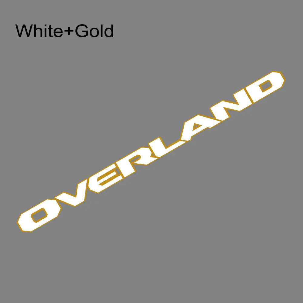 Engine Hood Decal for Jeep Gladiator Overland | Pickup Truck Vinyl Sticker Graphic