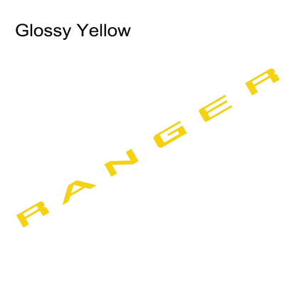 Tailgate Insert & Indent Letter Decal for Ford Ranger (2019–2021) | Vinyl Truck Sticker