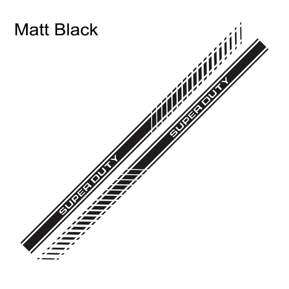Door Side Body Stripe Decal for Ford Super Duty F-250 / F-350 / F-450 | Vinyl Truck Sticker 2-Pack