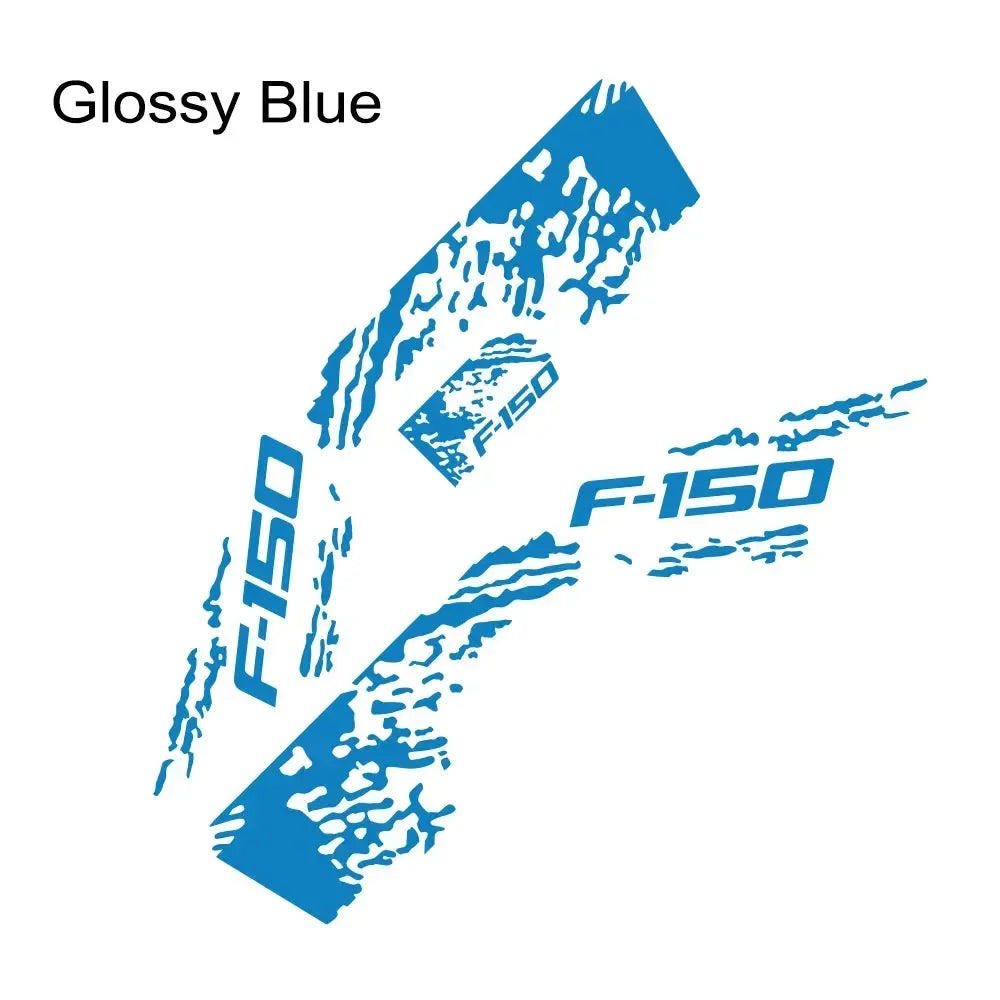 Ford F-150 Raptor Body Side Graphic Kit – Splash Grunge Vinyl Decal Set (3 Pcs) | 12 Finishes