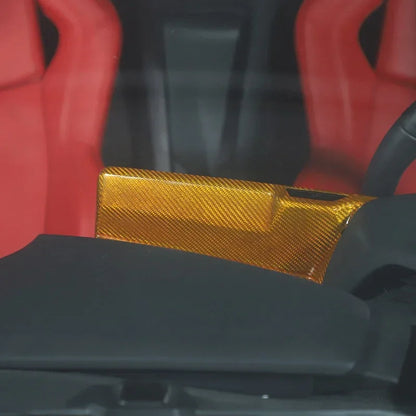 Real Carbon Fiber Navigation Screen Surround Trim for Corvette C8 Coupe / Z06 / Z51 (2020–2025)