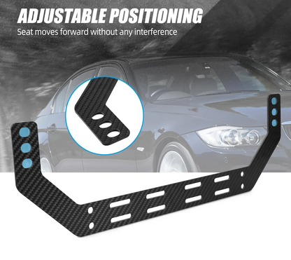 BMW 3 Series E90 E91 E92 E93 Carbon Fiber Fire Extinguisher Seat Mount Holder Bracket 2005 - 2013