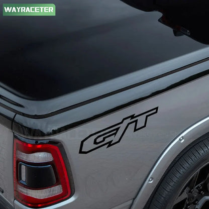 GT Rear Trunk Side Body Graphic Decal for Dodge RAM 1500 (2021–2024) | 2-Piece Vinyl Sticker
