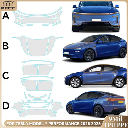 Precut Matte PPF for Tesla Model Y Juniper Performance (2025–2026) | TPU Paint Protection Film