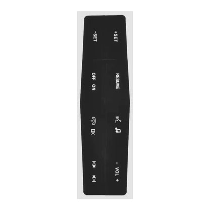 Steering Wheel Button Repair Decal | 1-Piece Car Interior Vinyl Sticker for Worn Buttons