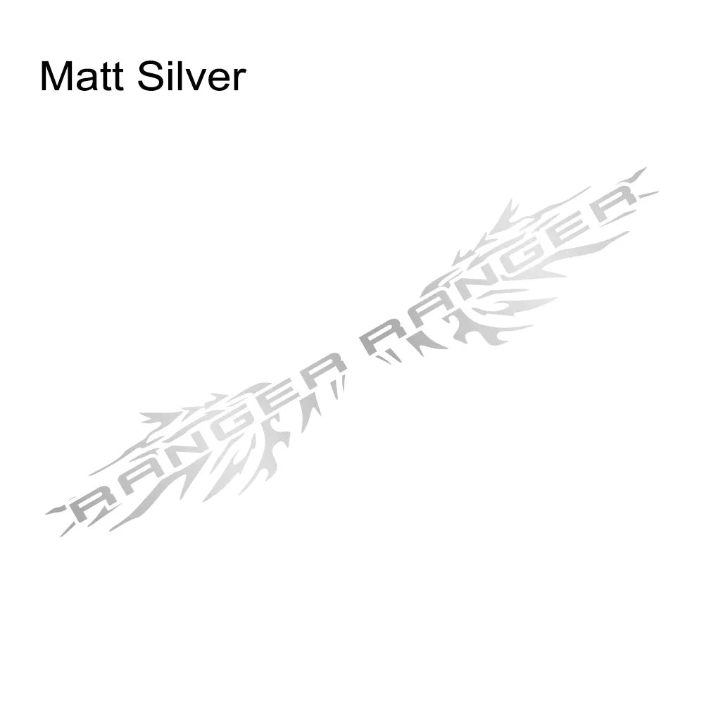 Splash Bed Side Decal for Ford Ranger Raptor XL / XLT / Lariat | 2-Piece Matte Vinyl Truck Graphic