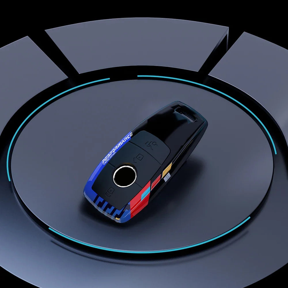 Fashion Car Remote Key Case Cover For Mercedes Benz A C E S G Class GLC CLE CLA GLB GLS W177 W205 W213 W222 X167 AMG