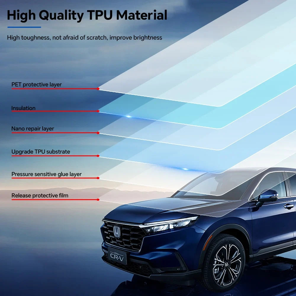 Precut PPF Clear Bra for Honda CR-V (2023–2025) | TPU Paint Protection Film — Headlights, Mirrors & Doors