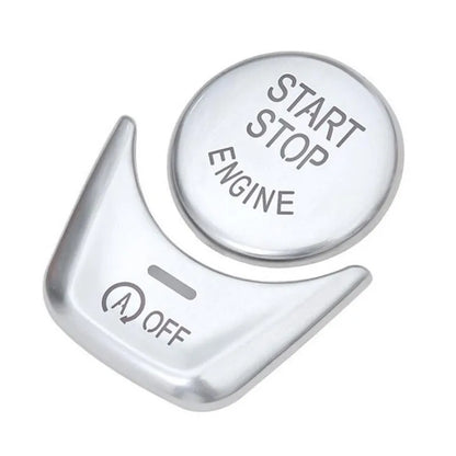 Car Engine Stop Start Central Handbrake P Auto H Button Decorative Cover Trim For BMW 5 Series G30 X3 G01 X4 G02 GT6 Accessories