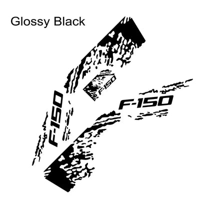 Ford F-150 Raptor Body Side Graphic Kit – Splash Grunge Vinyl Decal Set (3 Pcs) | 12 Finishes