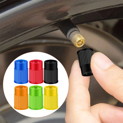 10 Pcs Universal Car Valve Plastic Cap Set | Tire Dust Cover for Car Motorcycle Truck
