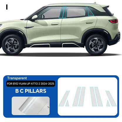 Precut PPF for BYD Yuan UP / Atto 2 (2024–2025) | TPU Headlight, Mirror & Pillar Protection