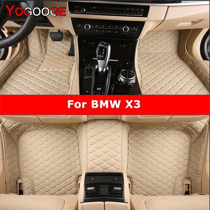 Custom Car Floor Mats for BMW X3 E83 F25 G01 F97