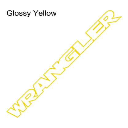 Jeep Wrangler Hood & Side Vinyl Decal – Motor Graphic Bonnet Sticker | JK, JL, TJ, Unlimited
