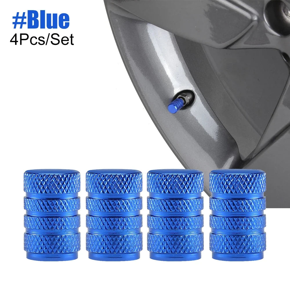 Aluminum Tire Valve Caps | Dustproof Universal Stem Covers